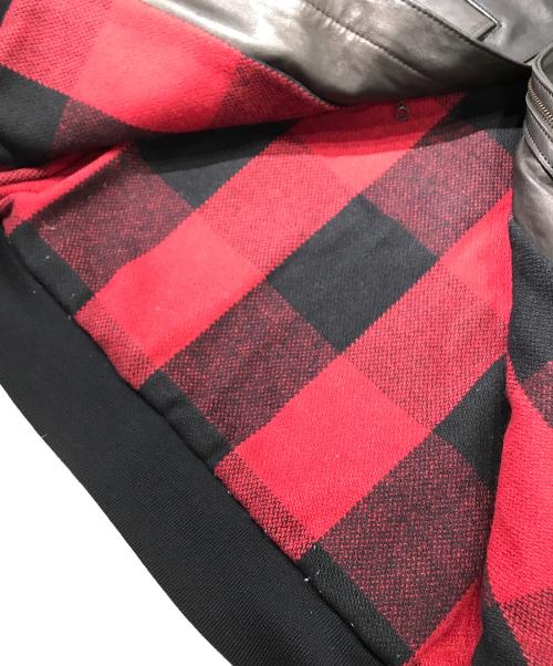 juvenile hall rollcall（ジュヴェナイルホールロールコール）juvenile hall rollcall (ジュヴェナイルホールロールコール) ホースレザージャケット ブラック サイズ:4の古着・服飾アイテム