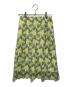 ANAYI（アナイ）の古着「ボタニカルレーススカート」｜イエロー×グリーン