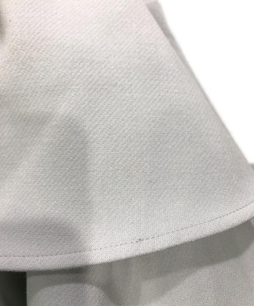 YOKO CHAN（ヨーコチャン）YOKO CHAN (ヨーコチャン) ティアードスリーブ パールドレス ブルー サイズ:38の古着・服飾アイテム