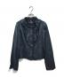 LANVIN COLLECTION（ランバンコレクション）の古着「フリルジャケット」｜ネイビー
