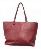 Hiltonヒルトン）の古着「レザートートバッグ」｜レッド
