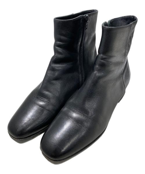 FABIO RUSCONI（ファビオルスコーニ）FABIO RUSCONI (ファビオルスコーニ) ショートブーツ ブラック サイズ:24.5㎝の古着・服飾アイテム