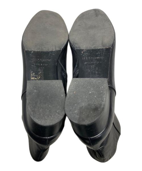 FABIO RUSCONI（ファビオルスコーニ）FABIO RUSCONI (ファビオルスコーニ) ショートブーツ ブラック サイズ:24.5㎝の古着・服飾アイテム