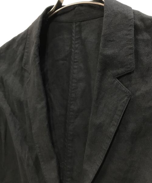 FRAMeWORK（フレームワーク）FRAMeWORK (フレームワーク) レーヨン麻テーラードジャケット ブラック サイズ:38の古着・服飾アイテム
