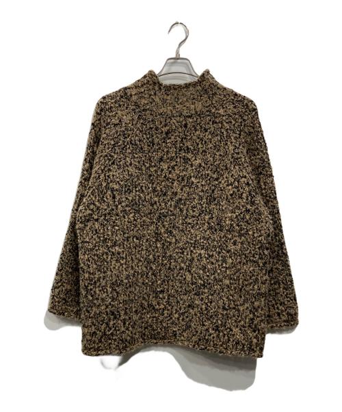CLANE（クラネ）CLANE (クラネ) MALLYARN ROLL NECK KNIT TOP ベージュ サイズ:1の古着・服飾アイテム