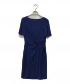 LAUREN RALPH LAURENローレンラルフローレン）の古着「半袖ドレス」｜ブルー