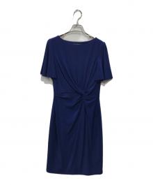 LAUREN RALPH LAUREN（ローレンラルフローレン）の古着「半袖ドレス」｜ブルー