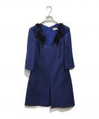 Emilio Pucciエミリオ プッチ）の古着「ブローチ付ワンピース」｜ブルー