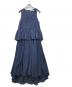 MARIHA（マリハ）の古着「ティアードノースリーブワンピース」｜ネイビー