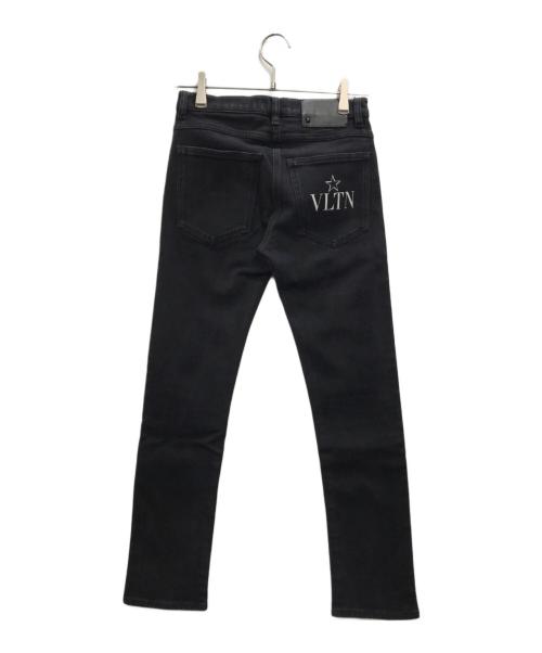 VALENTINO（ヴァレンティノ）VALENTINO (ヴァレンティノ) VLTNSTARスキニーデニムパンツ ブラック サイズ:25の古着・服飾アイテム