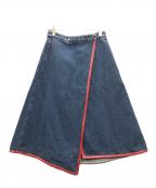 Acne studiosアクネ ストゥディオス）の古着「デニムラップスカート」｜インディゴ