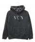VALENTINO（ヴァレンティノ）の古着「VLTNロゴプリントパーカー」｜ブラック