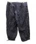 Yohji Yamamoto pour homme (ヨウジヤマモト プールオム) リネンストライプパンツ ネイビー サイズ:4：19000円
