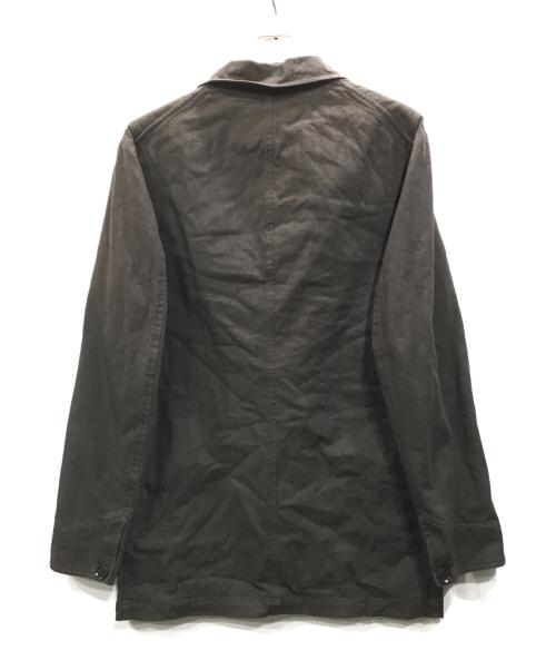 Yohji Yamamoto pour homme（ヨウジヤマモト プールオム）Yohji Yamamoto pour homme (ヨウジヤマモト プールオム) コットンジャケット ブラウン サイズ:4の古着・服飾アイテム