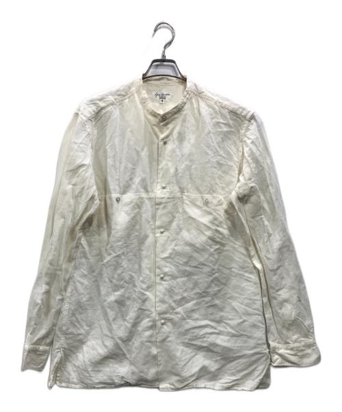 Yohji Yamamoto pour homme（ヨウジヤマモト プールオム）Yohji Yamamoto pour homme (ヨウジヤマモト プールオム) リネンチャイナシャツ ホワイト サイズ:4の古着・服飾アイテム