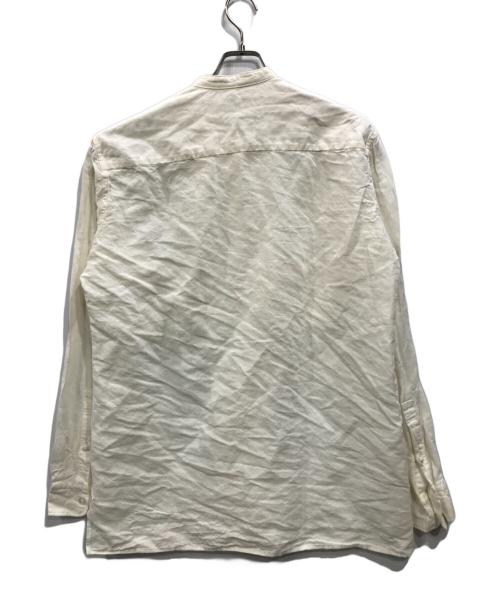 Yohji Yamamoto pour homme（ヨウジヤマモト プールオム）Yohji Yamamoto pour homme (ヨウジヤマモト プールオム) リネンチャイナシャツ ホワイト サイズ:4の古着・服飾アイテム