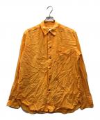 Yohji Yamamoto pour hommeヨウジヤマモト プールオム）の古着「製品染シャツ」｜オレンジ