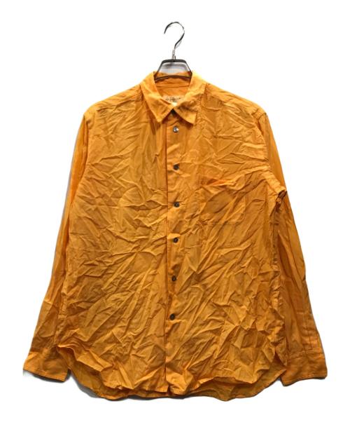 Yohji Yamamoto pour homme（ヨウジヤマモト プールオム）Yohji Yamamoto pour homme (ヨウジヤマモト プールオム) 製品染シャツ オレンジ サイズ:4の古着・服飾アイテム