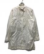 Yohji Yamamoto pour hommeヨウジヤマモト プールオム）の古着「刺し子ロングシャツ」｜ホワイト