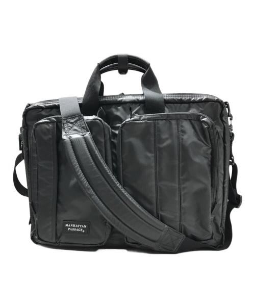 MANHATTAN PASSAGE（マンハッタン・パッセージ）MANHATTAN PASSAGE (マンハッタン・パッセージ) 3WAYブリーフケース ブラックの古着・服飾アイテム
