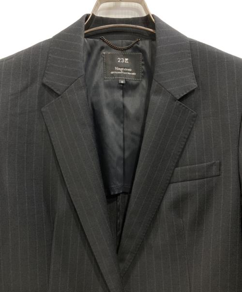 23区（ニジュウサンク）23区 (ニジュウサンク) スカートスーツ ネイビー サイズ:Ｍの古着・服飾アイテム