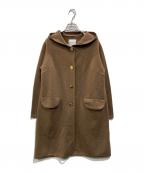 anatelierアナトリエ）の古着「フーデッドコート」｜ブラウン