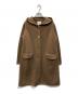 anatelier（アナトリエ）の古着「フーデッドコート」｜ブラウン