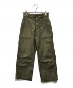 HYKEハイク）の古着「ベイカーパンツ」｜カーキ