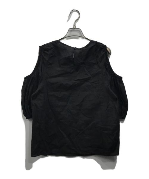 devotion twins（デボーションツインズ）Devotion TWINS (デボーションツウィンズ) オープンショルダーブラウス ブラック サイズ:F 未使用品の古着・服飾アイテム