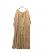 Spick and Span Nobleスピックアンドスパンノーブル）の古着「コットンローンボリュームワンピース」｜ベージュ