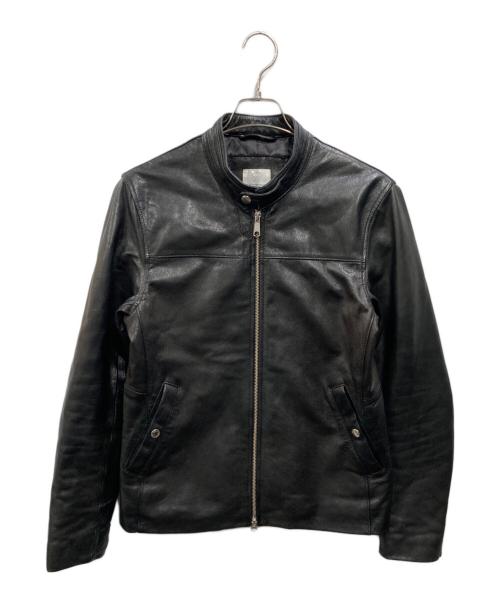 BEAUTY&YOUTH（ビューティーアンドユース）BEAUTY&YOUTH (ビューティーアンドユース) ゴートレザーライダースジャケット ブラック サイズ:Mの古着・服飾アイテム