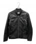 BEAUTY&YOUTH（ビューティーアンドユース）の古着「ゴートレザーライダースジャケット」｜ブラック