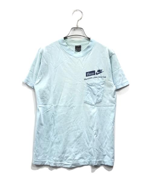 anvil（アンヴィル）anvil (アンヴィル) 80sNIKEプリントTシャツ ブルー サイズ:Ｍの古着・服飾アイテム