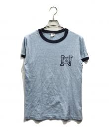 Champion（チャンピオン）の古着「リンガーTシャツ」｜ブルー