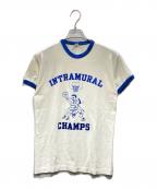 Championチャンピオン）の古着「リンガーTシャツ」｜ホワイト
