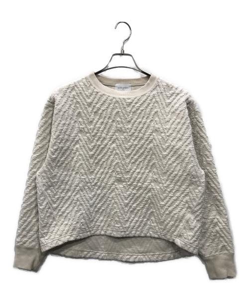 UNITED ARROWS TOKYO（ユナイテッドアローズトウキョウ）UNITED ARROWS TOKYO (ユナイテッドアローズトウキョウ) キルトジャガードスウェット アイボリー サイズ:Fの古着・服飾アイテム