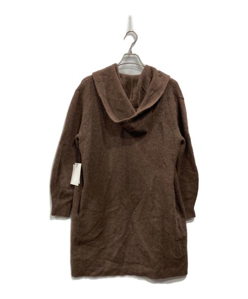 theory（セオリー）theory (セオリー) フーデッドカーディガン ブラウン サイズ:Sの古着・服飾アイテム