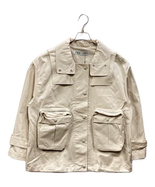 ZARA（ザラ）ZARA (ザラ) ジャケット アイボリー サイズ:M 未使用品の古着・服飾アイテム