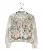 ANAYIアナイ）の古着「切替カーディガン」｜ホワイト