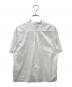 MARGARET HOWELL (マーガレットハウエル) バンドカラーシャツ ホワイト サイズ:１：3500円