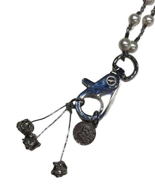 Dior（ディオール）DIOR (ディオール) ロジウムフィニッシュ カラビナトップペンダントネックレスの古着・服飾アイテム