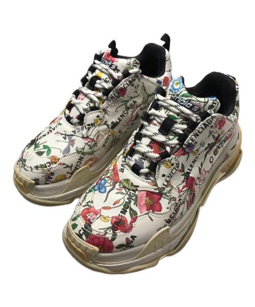 GUCCI（グッチ）GUCCI (グッチ) BALENCIAGA (バレンシアガ) TRIPLE S ホワイト サイズ:40の古着・服飾アイテム