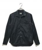 COMME des GARCONS HOMME PLUSコムデギャルソンオムプリュス）の古着「オープンカラーシャツ」｜ダークネイビー