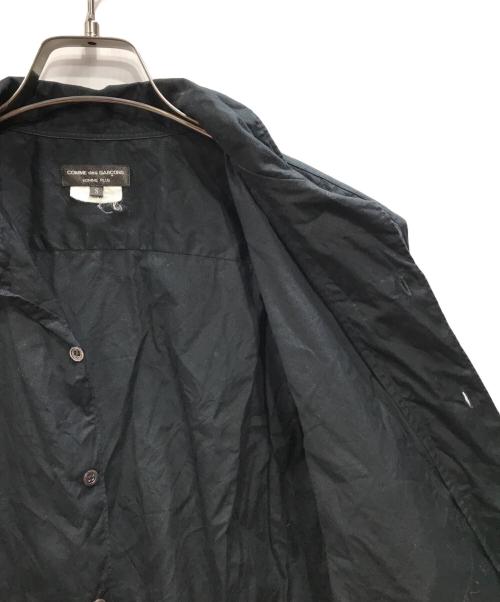 COMME des GARCONS HOMME PLUS（コムデギャルソンオムプリュス）COMME des GARCONS HOMME PLUS (コムデギャルソンオムプリュス) オープンカラーシャツ ダークネイビー サイズ:Sの古着・服飾アイテム