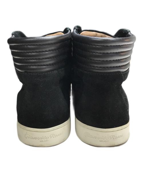 Gianvito Rossi（ジャンヴィト ロッシ）Gianvito Rossi (ジャンヴィト・ロッシ) ハイカットスニーカー ブラック サイズ:41の古着・服飾アイテム