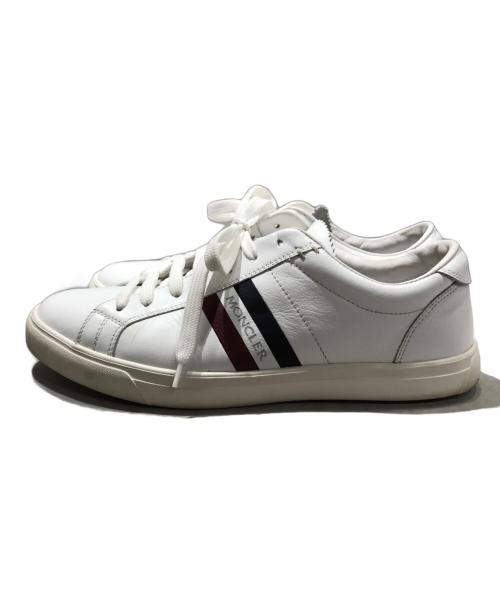 MONCLER（モンクレール）MONCLER (モンクレール) Monaco ローカットスニーカー ホワイト サイズ:40の古着・服飾アイテム