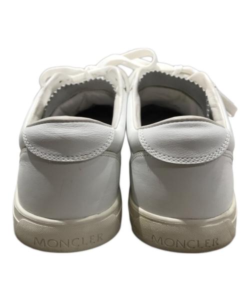 MONCLER（モンクレール）MONCLER (モンクレール) Monaco ローカットスニーカー ホワイト サイズ:40の古着・服飾アイテム