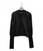 MEYAMEメヤメ）の古着「TEAR SHAPE KNIT」｜ブラック