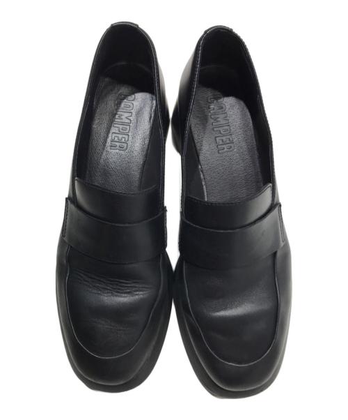 CAMPER（カンペール）CAMPER (カンペール) チャンキーヒールローファー ブラック サイズ:24.5㎝の古着・服飾アイテム