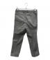 TOMORROW LAND (トゥモローランド) コットンポリエステル モールスキン 1プリーツ イージースラックス グレー サイズ:SIZE XS：7000円